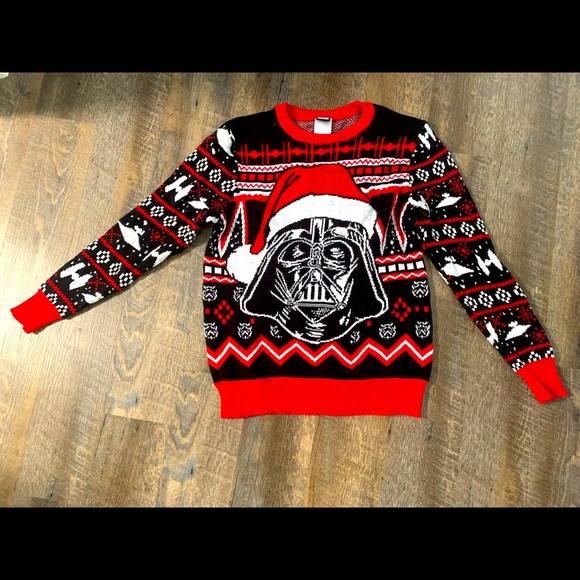 Star Wars Sweaters - Star Wars Darth Vader Merry Sithmas Ugly Sweater Holidays